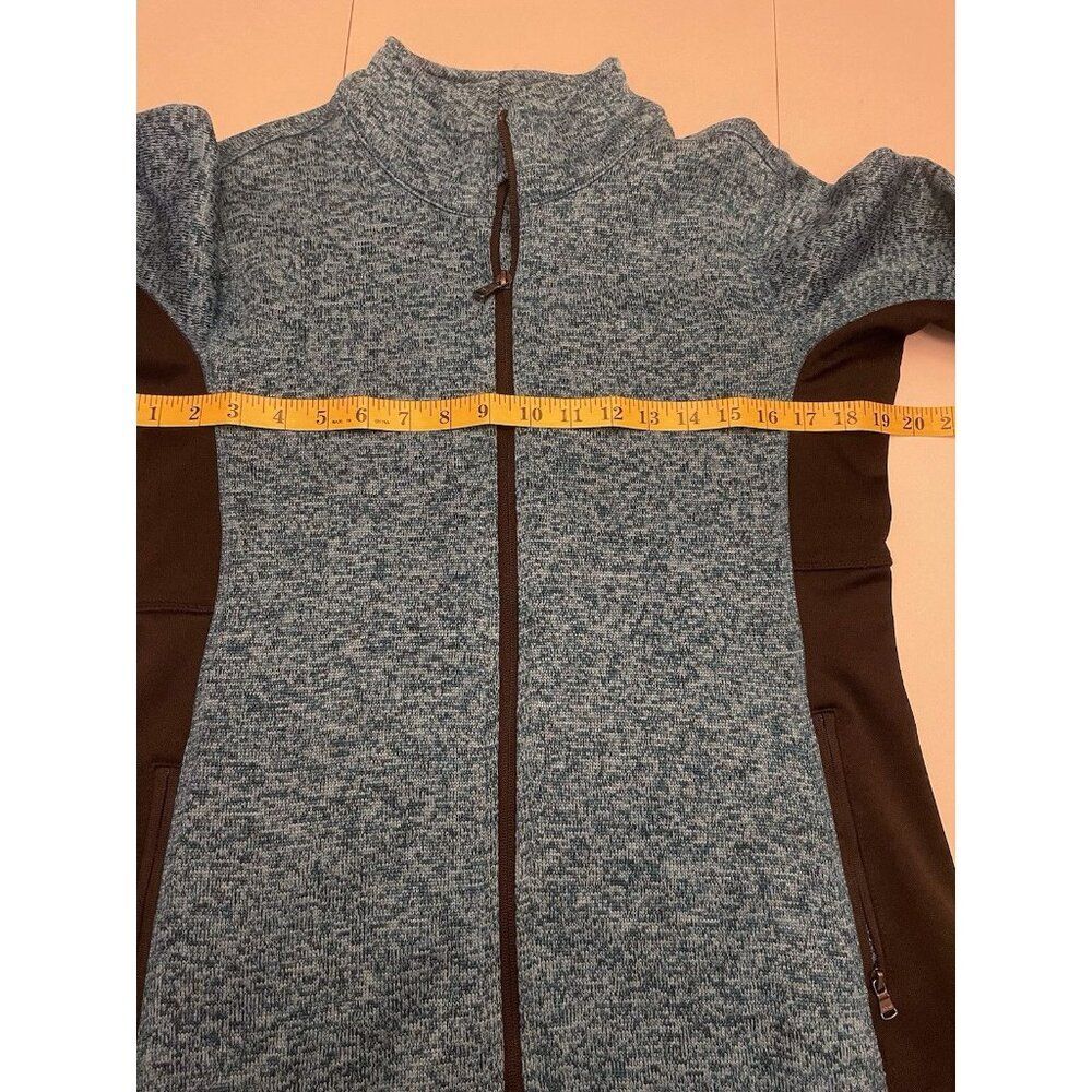 MNY Marc New York Andrew Marc Women's Knit Sweater/Jacket, H. Teal, Medium - Picture 7 of 10